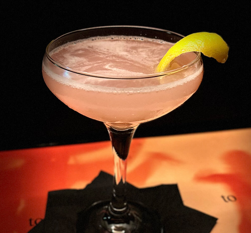 A Cosmopolitan on a table